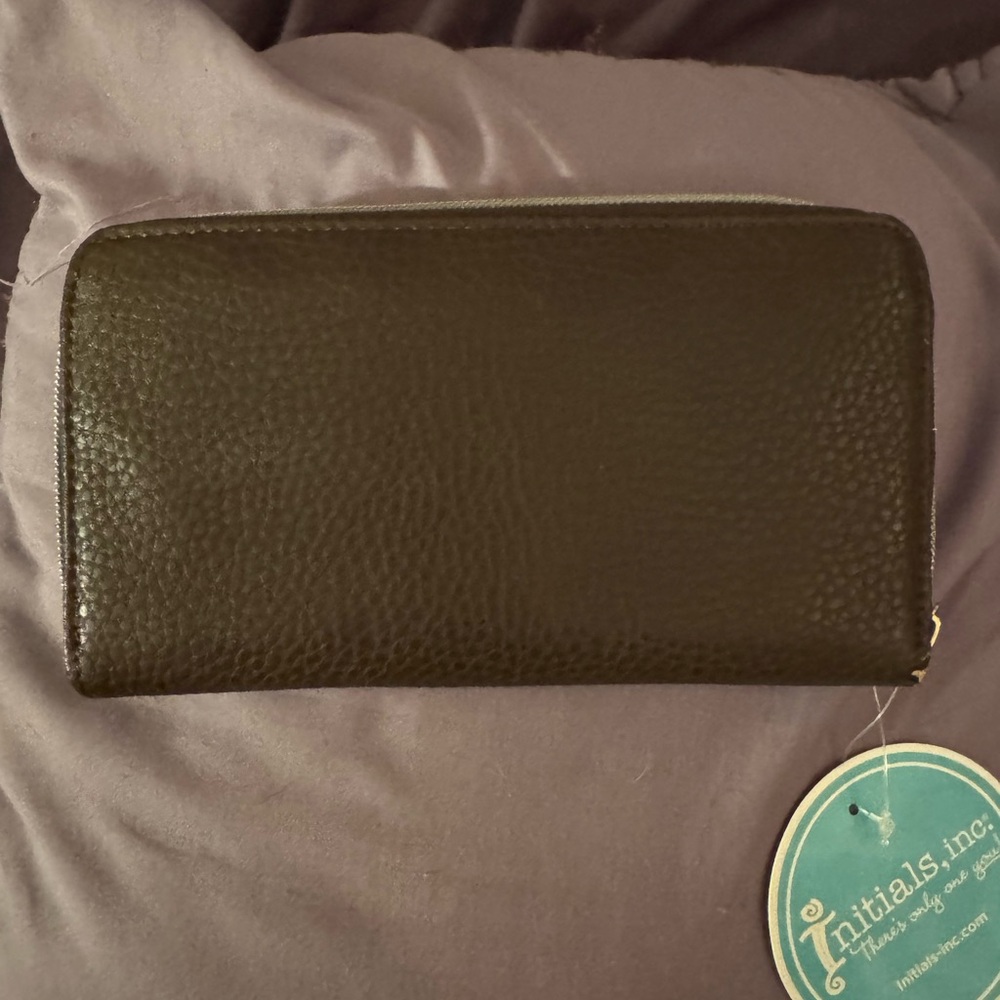 Initials.Inc Trio Wallet Chocolate Leather Wallet